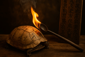 103. 骨を焼いて未来を占う？