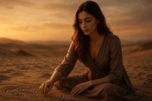 110. 占い師が「砂」をまいて未来を読む？